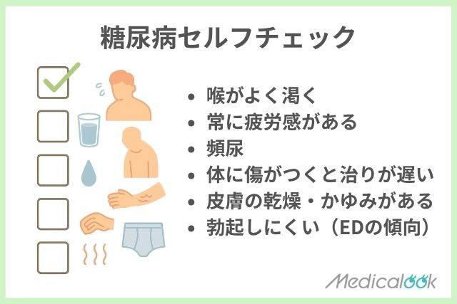 糖尿病のセルフチェック